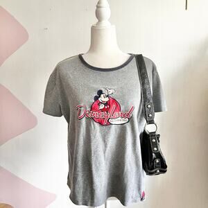 Vintage Disneyland‎ Resort Mickey Mouse Graphic Print Tee Shirt Top Size XL
